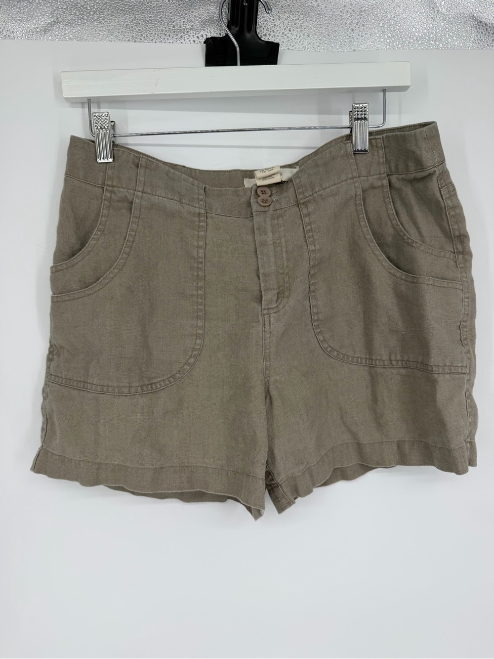 Workshop by Andrea Jovine size 6 linen shorts